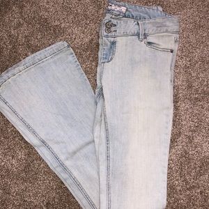 Free People Flare Jeans Bellbottoms Size 26 Light